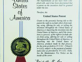 发明专利证书-美国